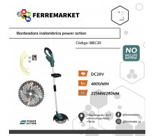 BORDEADORA INALAMBRICA POWER ACTION