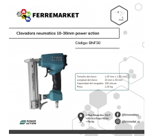 CLAVADORA NEUMATICA 10-30MM POWER ACTION