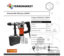 ROTOMARTILLO SDS PLUS 1050W