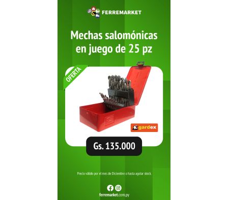 MECHAS SALOMONICAS EN JUEGO DE 25 PZ