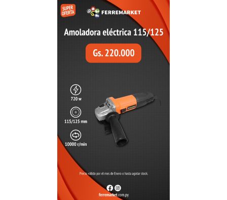 AMOLADORA A BATERIA 115/125MM