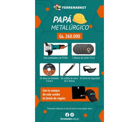 COMBO PAPÁ METALURGICO