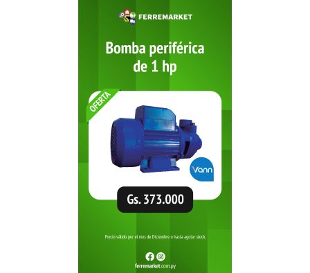BOMBA PERIFERICA DE 1 HP