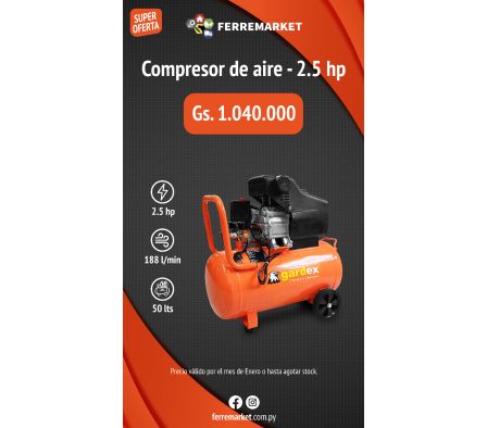COMPRESOR DE AIRE 2.5 HP
