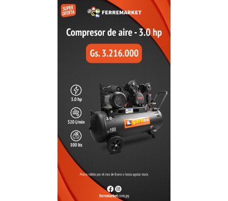 COMPRESOR DE AIRE DE 3 HP