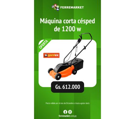 MAQUINA CORTA CESPED DE 1200W