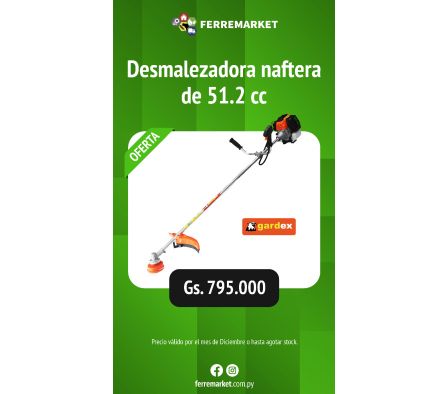 DESMALEZADORA NAFTERA DE 51.2CC
