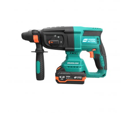 ROTOMARTILLO A BATERIA 20V + 2 BAT + 1 CARG. POWER ACTION