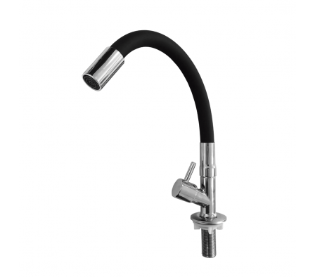 CANILLA 4012 MESA COCINA ALTO PERILLA FLEXIBLE PLASTICO VANN