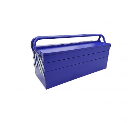 CAJA DE HERRAMIENTAS METAL AZUL/GRIS DE 5 BANDEJAS GARDEX