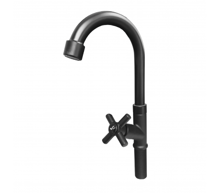 CANILLA MESA LAVATORIO ALTO CRUZ MOVIL METAL