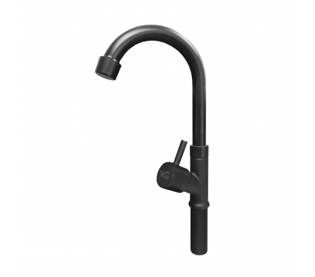 CANILLA MESA LAVATORIO ALTO PERILLA MÓVIL METAL