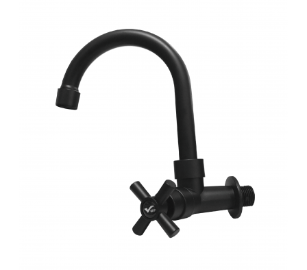 CANILLA PARED COCINA ALTO CRUZ FIJO PLÁSTICO