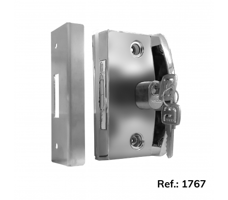 REF:1767 CERRADURA BLINDEX PV05 OVAL CORRED VID-PAR VENTANA DER CR