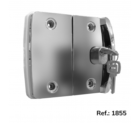 REF:1855 CERRADURA BLINDEX PV05 OVAL CORRED VID-VID VENTANA DER CR