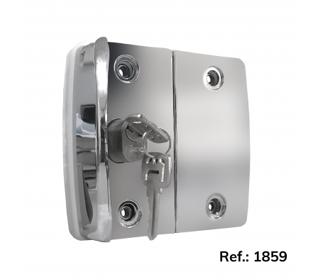 REF:1859 CERRADURA BLINDEX ZM PV05 OVAL CORRED VID-VID VENTANA IZQ CR
