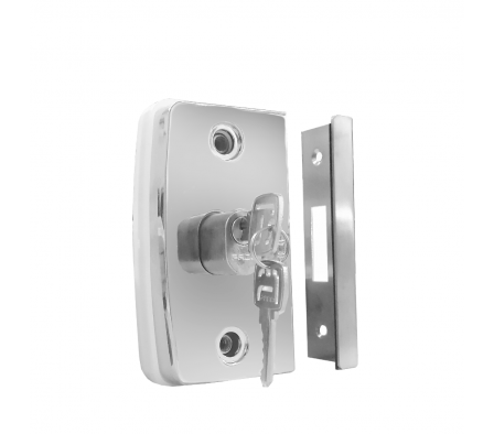 CERRADURA BLINDEX PIVOTANTE PV09 CILINDRO MEDIO OVAL CR