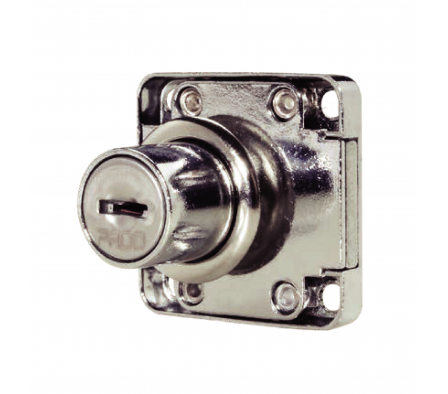 CERRADURA CUADRADA PARA GAVETA FQSG-22 CROMAOD