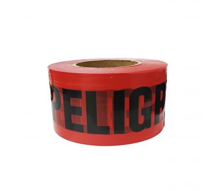 CINTA PRECAUCION PELIGRO ROJO 75X304 GARDEX