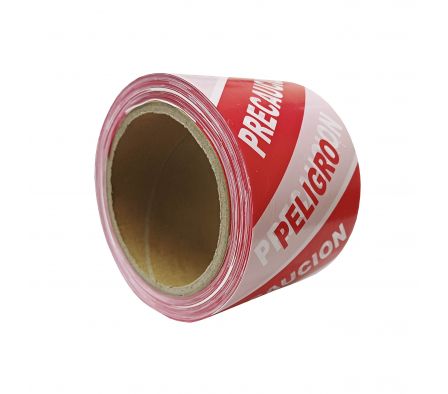CINTA PRECAUCION ROJO Y BLANCO 75X100 GARDEX