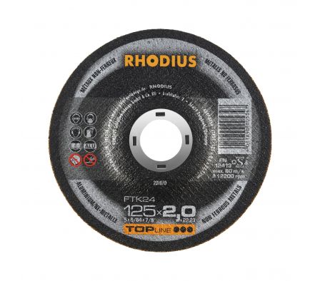 FTK 24 DISCO DE CORTE METAL RHODIUS 5x2.0