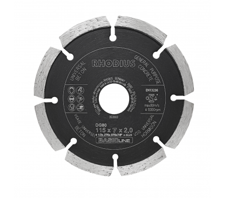 DG80 DISCO DIAMANTADO RHODIUS ALPHA