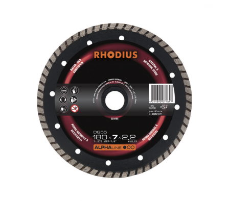 DG55 DISCO DIAMANTADO RHODIUS ALPHA