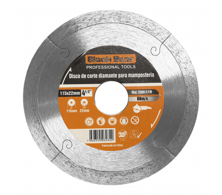 DISCO DIAMANTADO LISO SUPER FINO D26