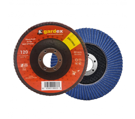 DISCO FLAP DE LIJA ZIRCONIO