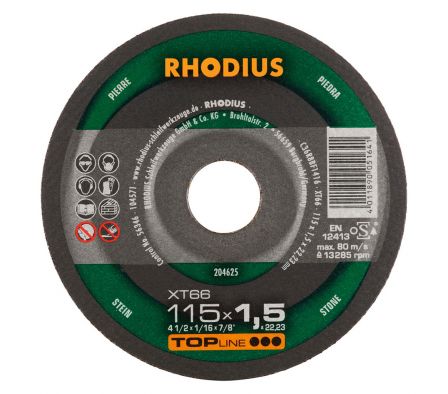 XT 66 DISCO DE CORTE PIEDRA RHODIUS TOP