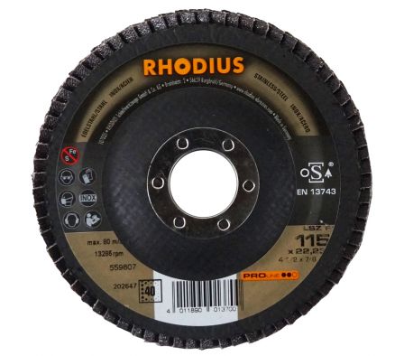 LSZ F1 DISCO FLAP DE LIJA PARA DESBASTE RHODIUS PRO