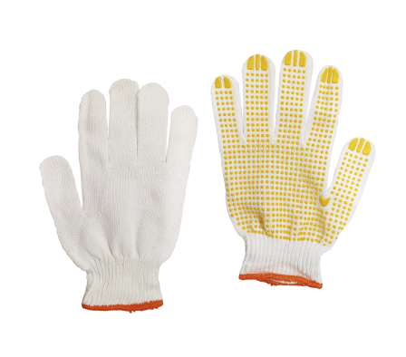 GUANTE DE HILO BLANCO CON RELIEVE GARDEX