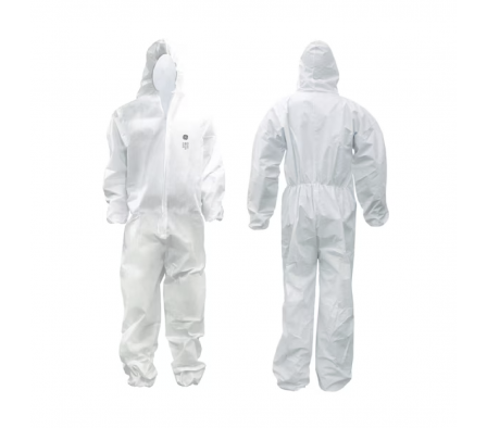 OVEROL LAMINADO INDUSTRIAL CON CAPUCHA SMS