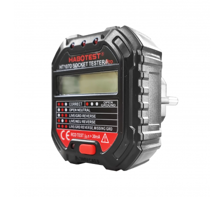 PROBADOR DE ENCHUFES HT 107-D