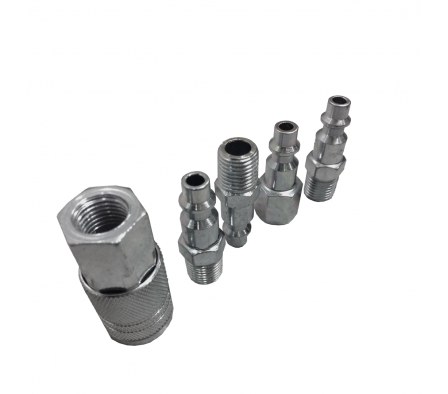 KIT DE CONECTORES PARA COMPRESOR DE 1/4" GARDEX 5PZ