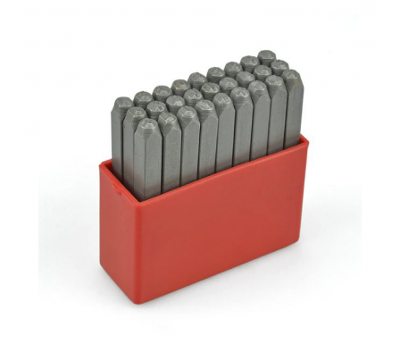 LETRAS A GOLPE 5MM EN JUEGO GARDEX 27 PZ