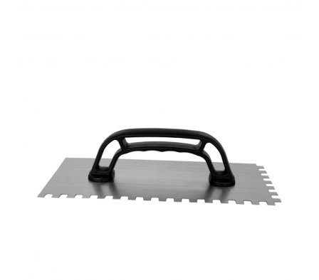 LLANA DE METAL DENTADA MANGO PLASTICO PARABONI