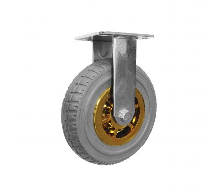 RUEDA DE ALTA RESISTENCIA CON BASE FIJA 200MM 