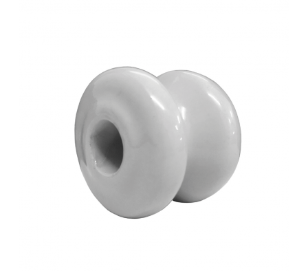 AISLADOR GRANDE DE PORCELANA BLANCO