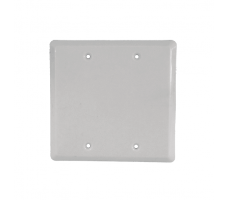 TAPA CIEGA PLASTICA CUADRADA SENCILLA PARA CAJA DE LLAVE