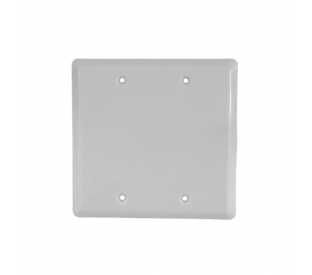 TAPA CIEGA PLASTICA CUADRADA REFORZADA PARA CAJA DE LLAVE