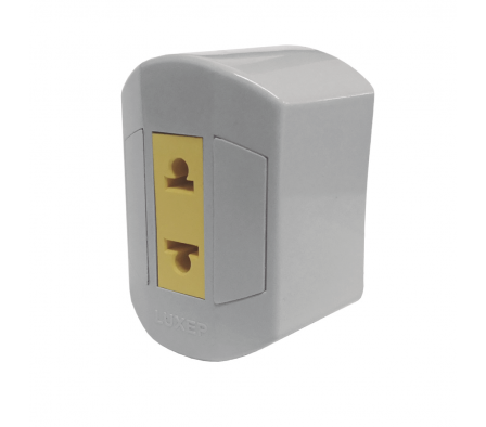 TOMA CORRIENTE PLASTICO EXTERNO LUXEP