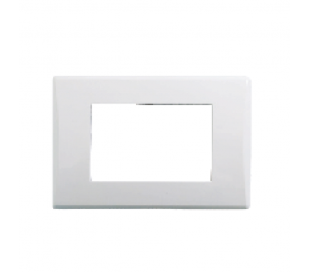 PLACA DE 3 MODULOS PROW BLANCO