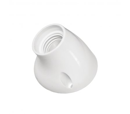 PORTALAMPARA CURVO DE PLASTICO E27