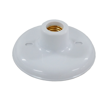 PLAFON PLASTICO SIN PORCELANA E27