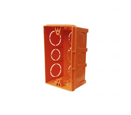 CAJA DE CONEXIÓN RECTANGULAR (NARANJA)