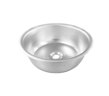 PILETA 1 CUBA REDONDA ALUMINIO ET 35X12CM