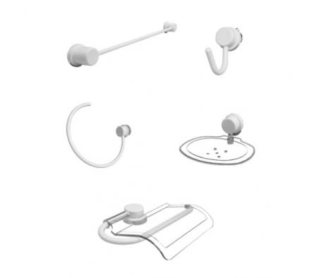 SET DE BAÑO VANN DE 5 PCS