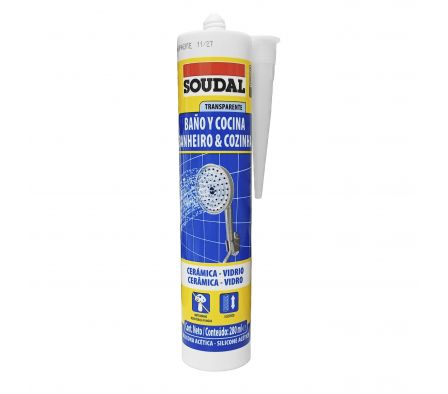 SILICONA COCINA-BAÑO 280ML SOUDAL