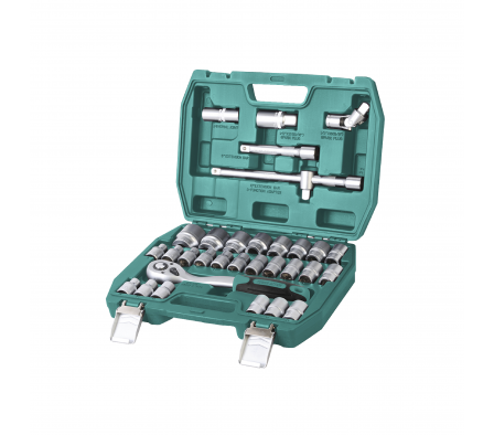 LLAVE TUBO EN JUEGO 32 PCS POWER ACTION